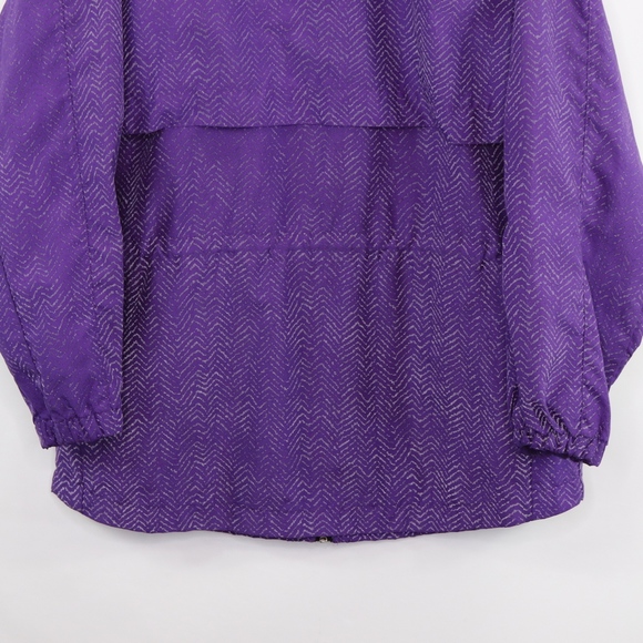 90s Illuminite Mens Small Reflective Jacket Purple - Picture 8 of 8